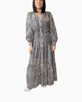 ABITO LUNGO RIGATO SUSY MIX - XE BLU ABBIGLIAMENTO