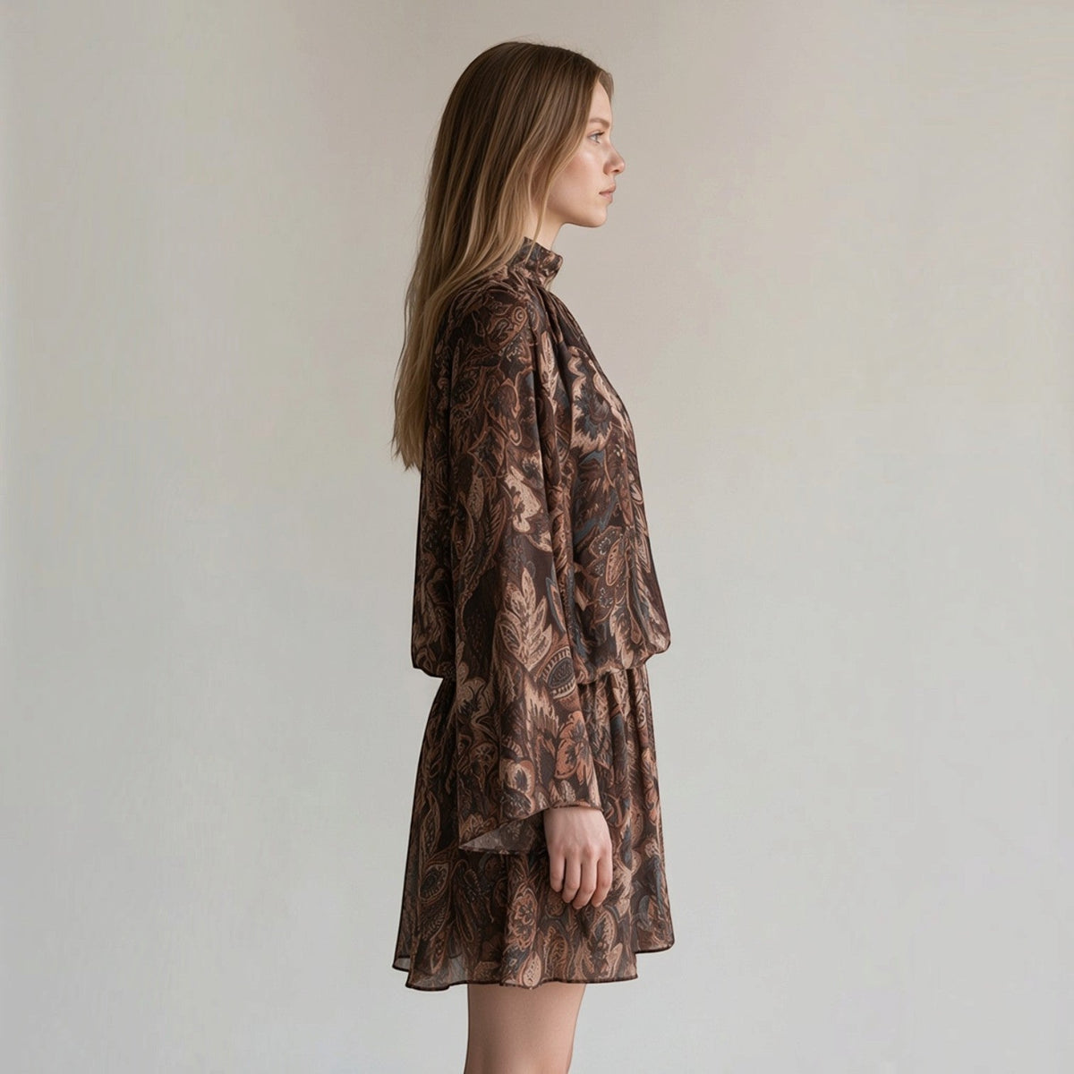 ABITO MANICA AMPIA SUSY MIX - XE BLU Abbigliamento Donna