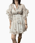 ABITO MANICA VOLANT SUSY MIX - XE BLU ABBIGLIAMENTO