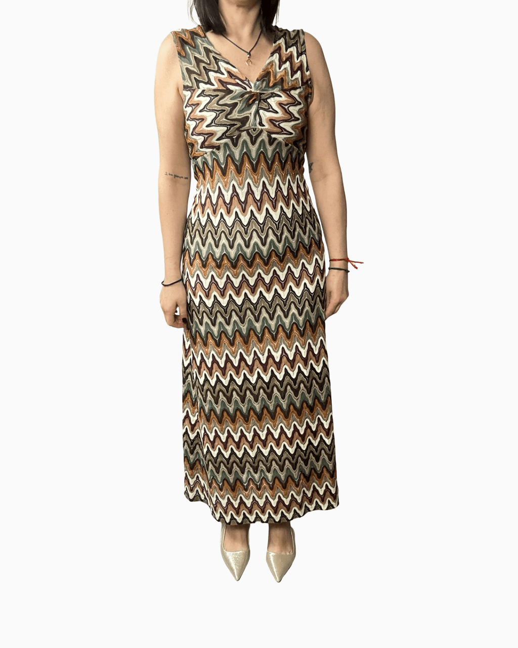 ABITO MISSONI INSPIRED MILITARE - BISCOTTO SUSY MIX - XE BLU ABBIGLIAMENTO