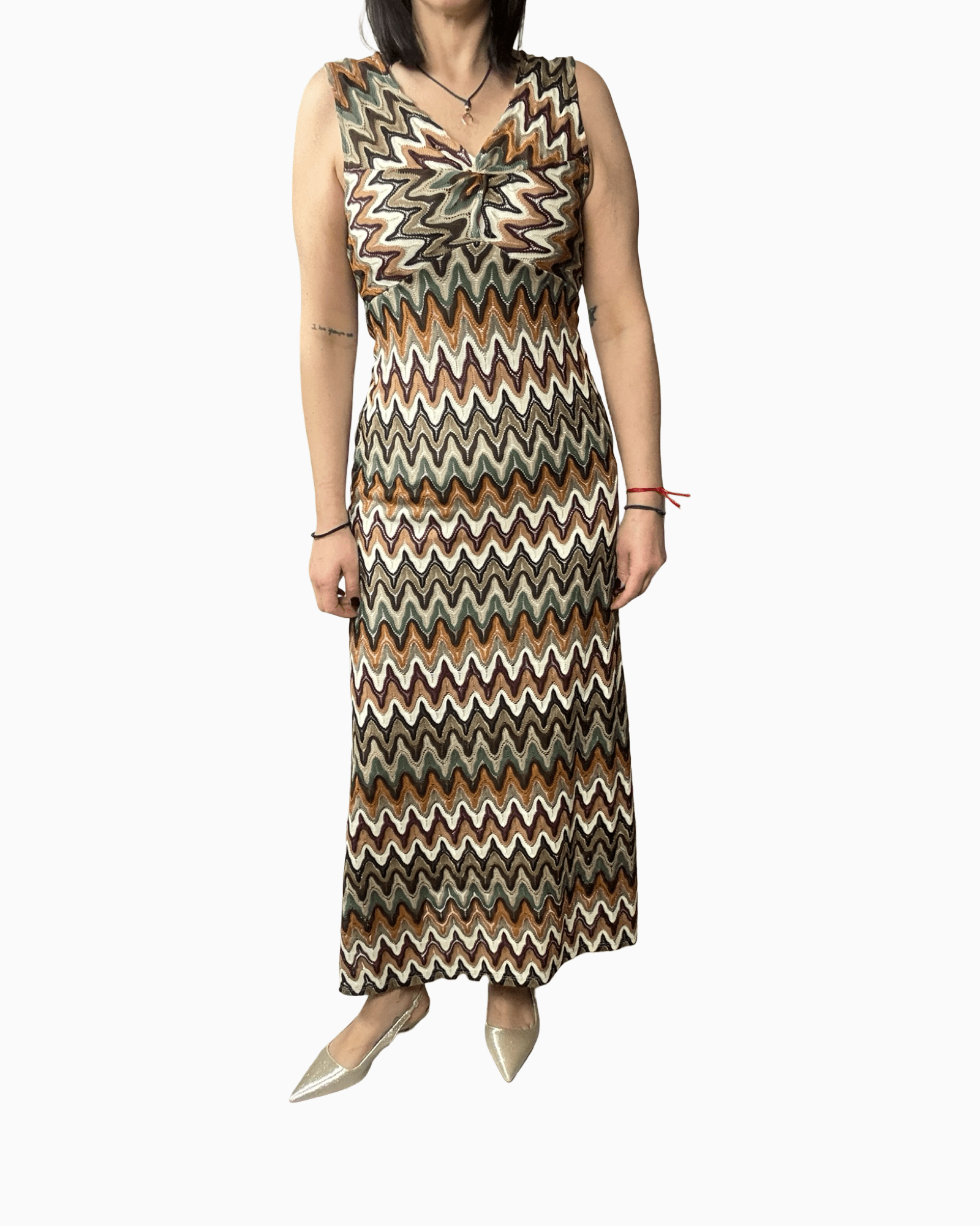 ABITO MISSONI INSPIRED MILITARE - BISCOTTO SUSY MIX - XE BLU ABBIGLIAMENTO