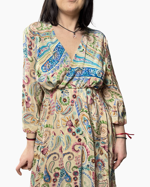 ABITO MULTICOLOR DIXIE - XE BLU ABBIGLIAMENTO