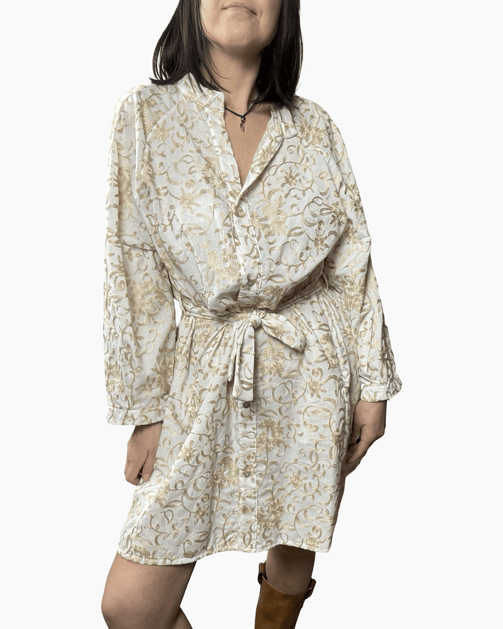 ABITO RICAMI SUSY MIX - XE BLU ABBIGLIAMENTO