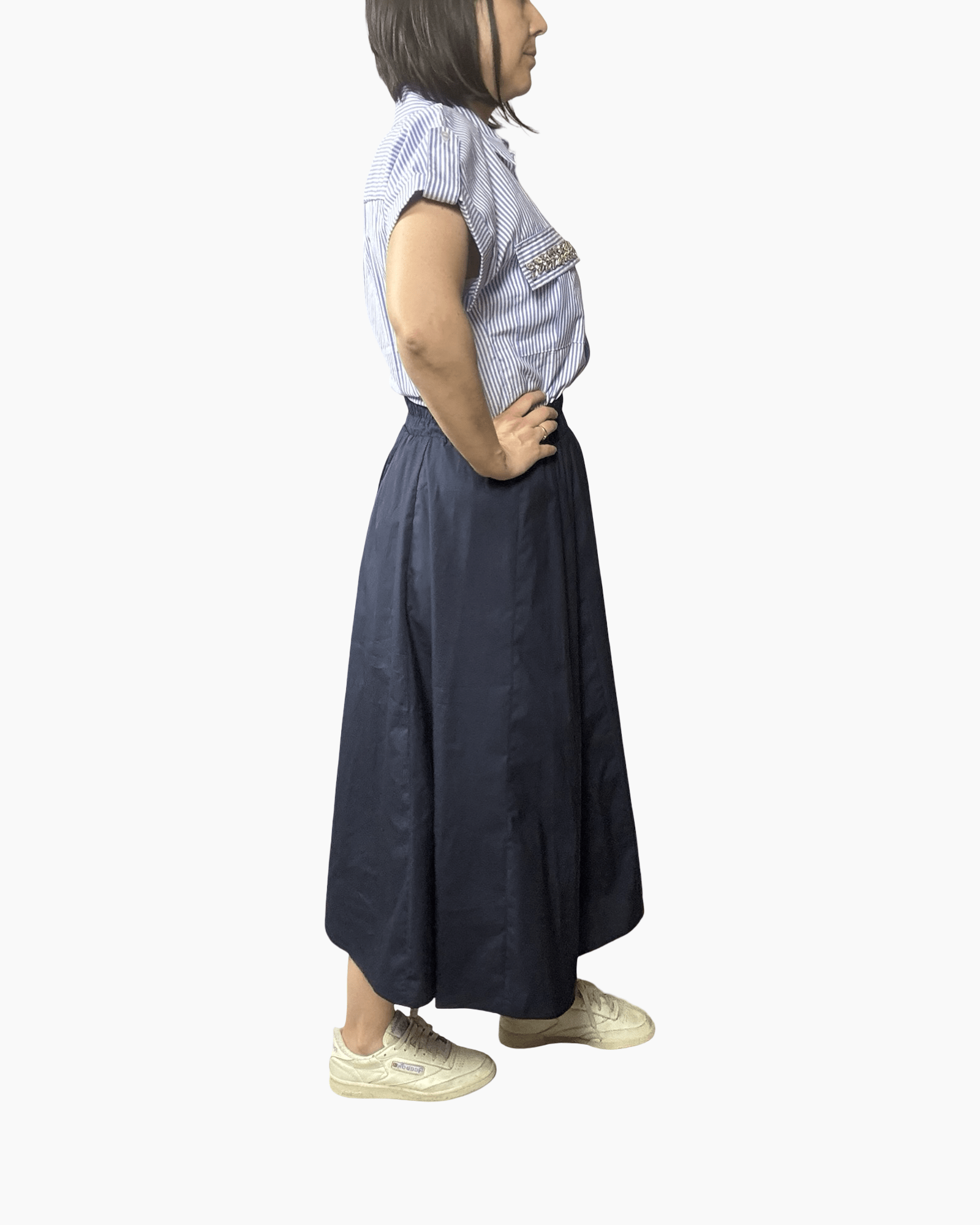 ABITO RIGATO MOTEL - XE BLU ABBIGLIAMENTO
