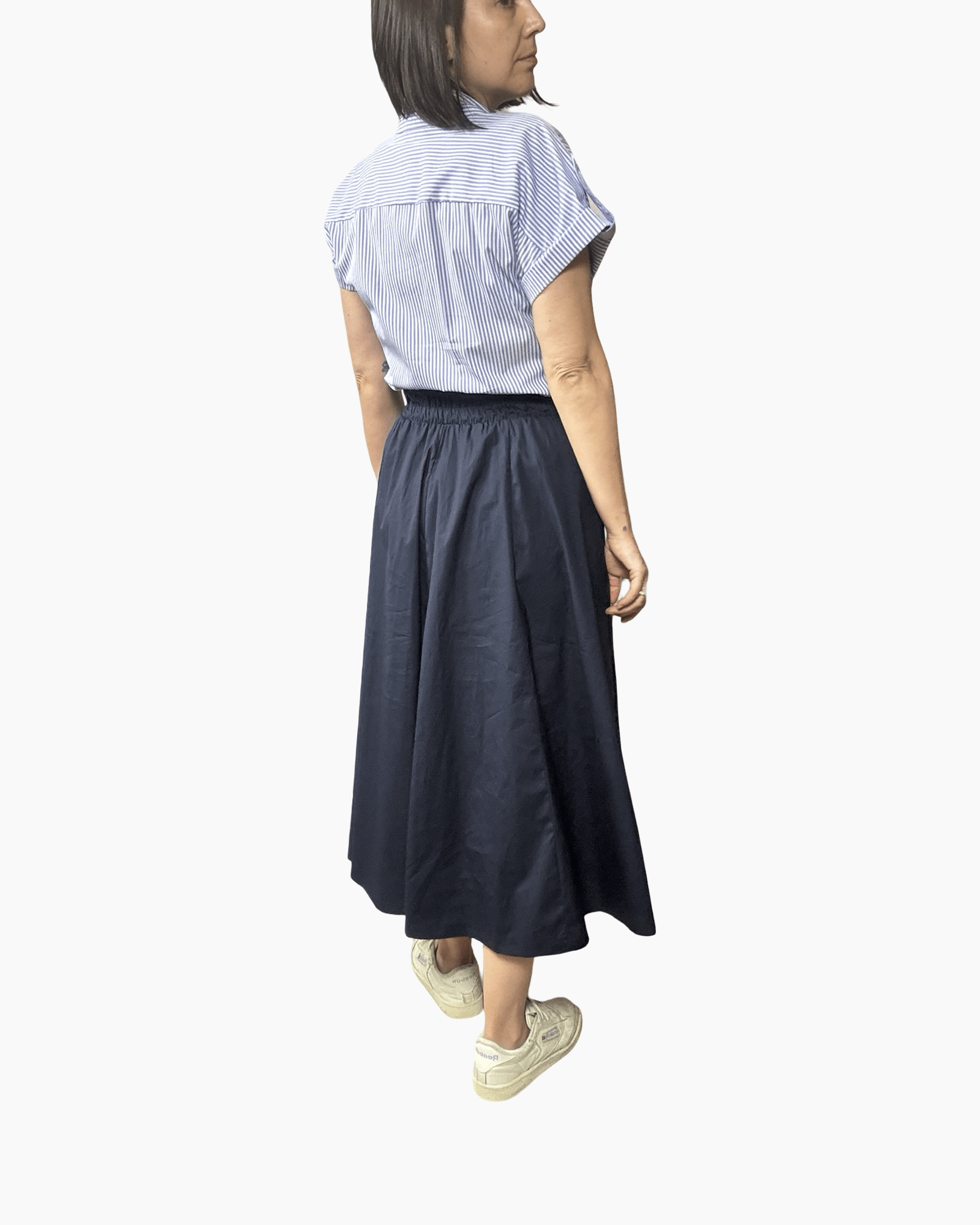ABITO RIGATO MOTEL - XE BLU ABBIGLIAMENTO