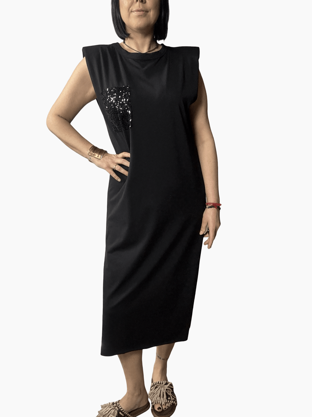 ABITO SPACCO TASCA SUSY MIX - XE BLU ABBIGLIAMENTO