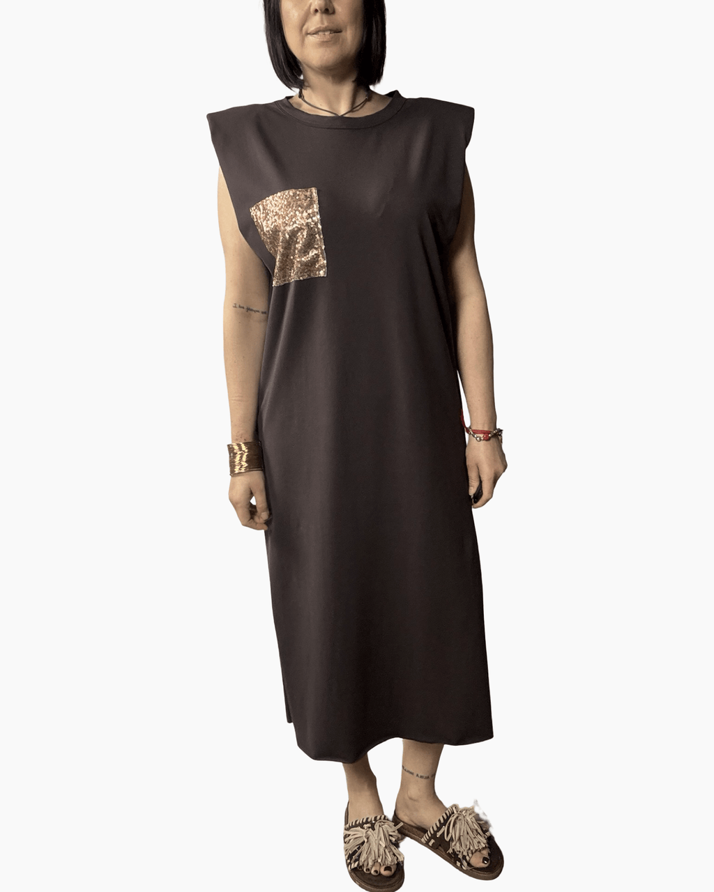 ABITO SPACCO TASCA SUSY MIX - XE BLU ABBIGLIAMENTO