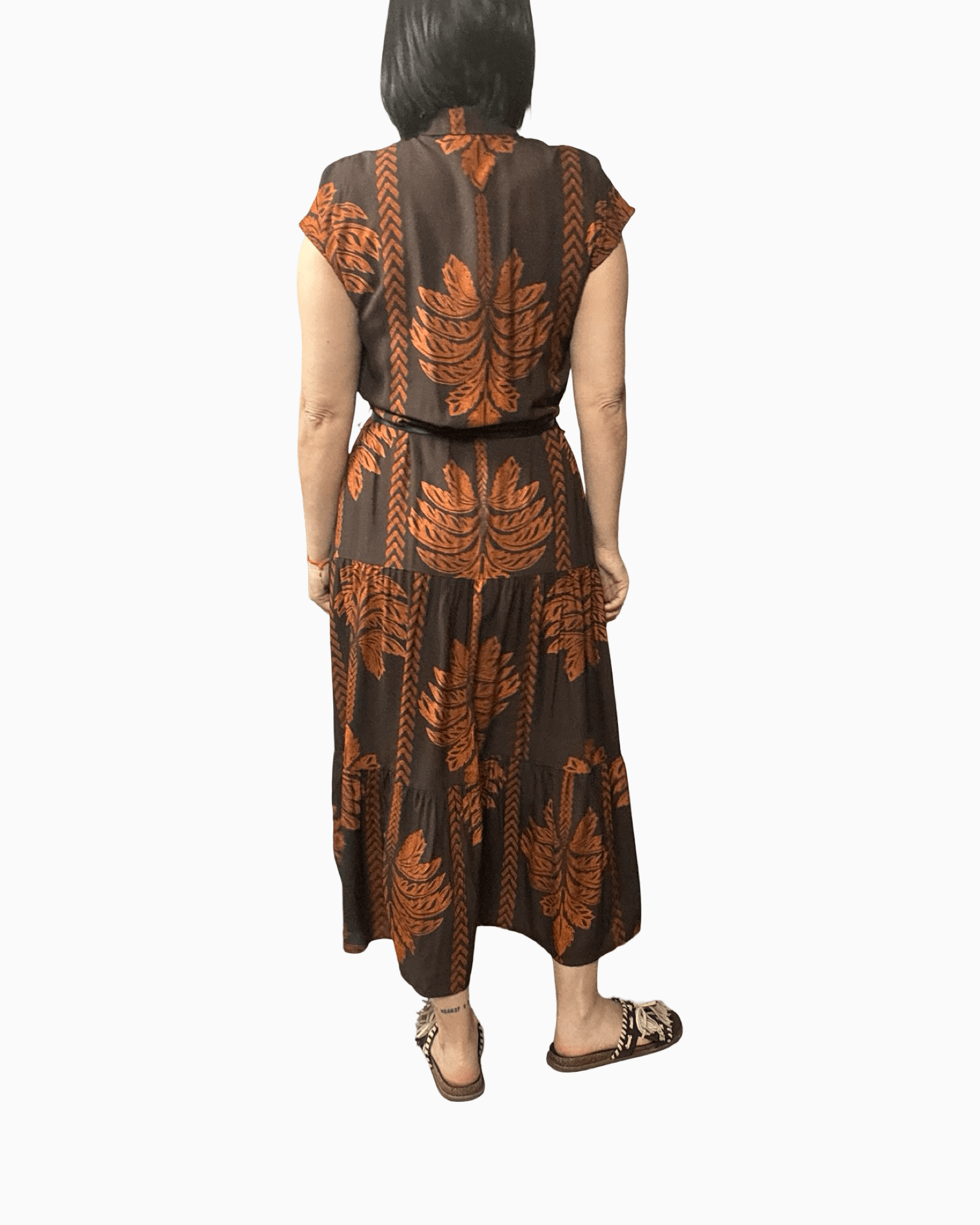 ABITO STAMPA ETNICA SUSY MIX - XE BLU ABBIGLIAMENTO