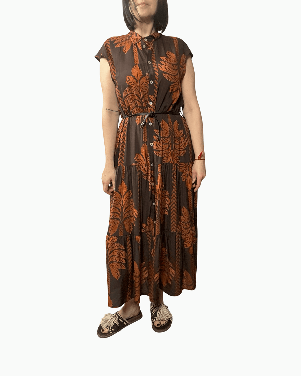 ABITO STAMPA ETNICA SUSY MIX - XE BLU ABBIGLIAMENTO