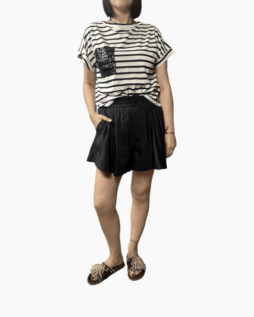 BERMUDA A FARFALLA HAVEONE - XE BLU ABBIGLIAMENTO