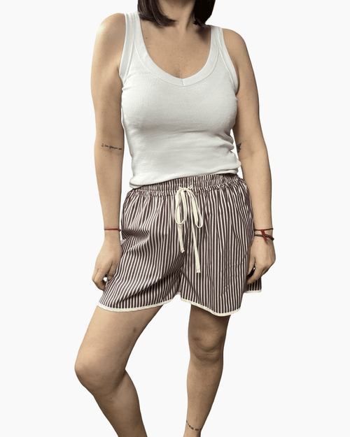 BERMUDA A RIGHE VICOLO - XE BLU ABBIGLIAMENTO