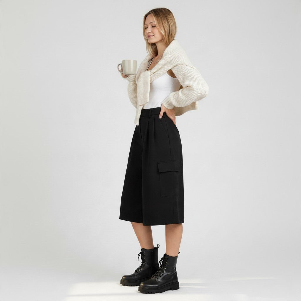 BERMUDA CARGO SUSY MIX - XE BLU Abbigliamento Donna