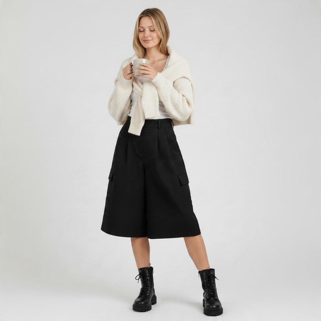 BERMUDA CARGO SUSY MIX - XE BLU Abbigliamento Donna