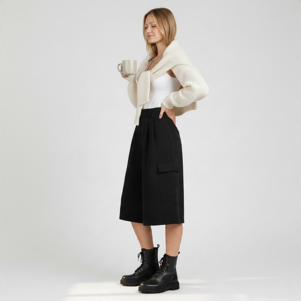 BERMUDA CARGO SUSY MIX - XE BLU Abbigliamento Donna