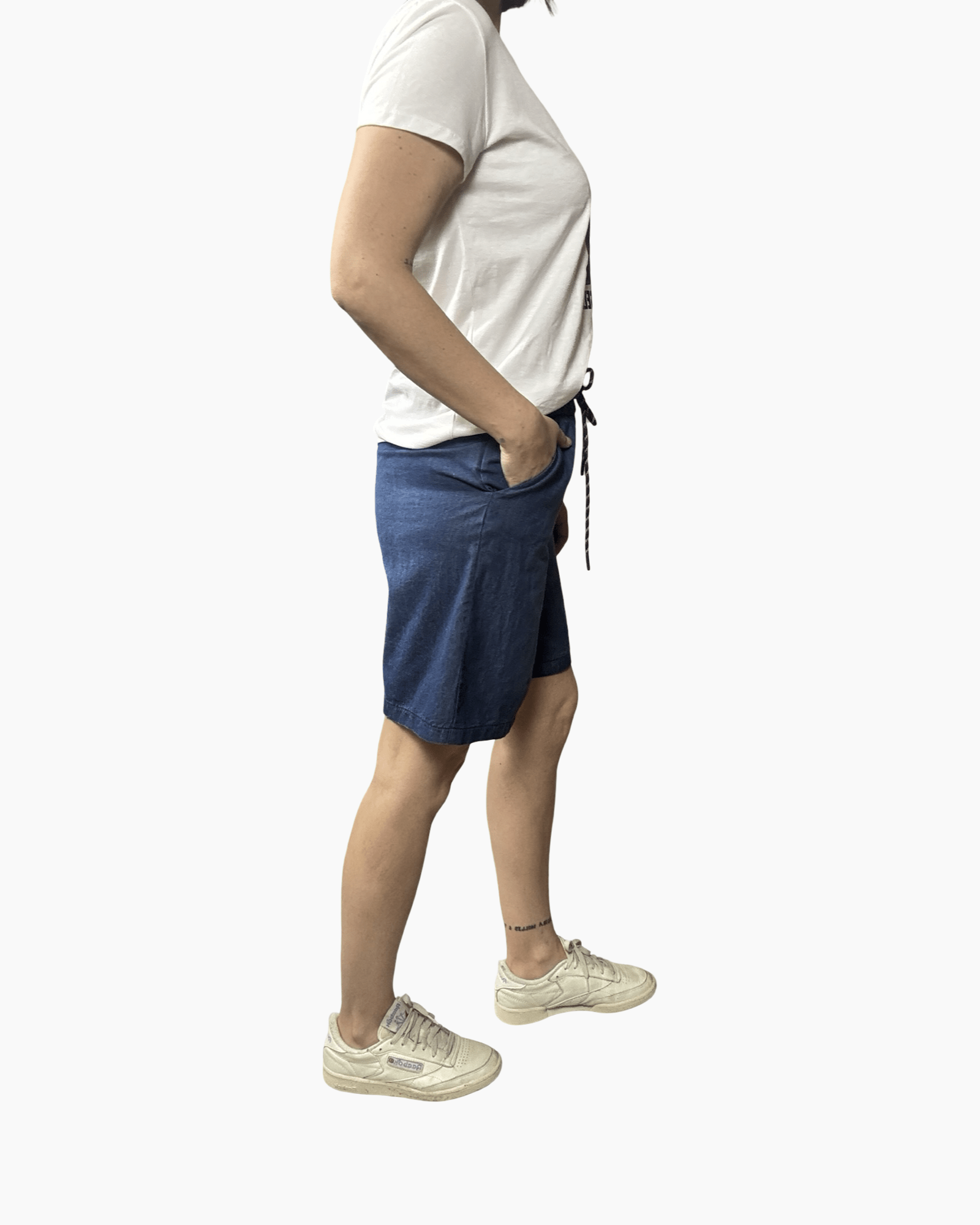 BERMUDA IN CHAMBRAY SUSY MIX - XE BLU ABBIGLIAMENTO