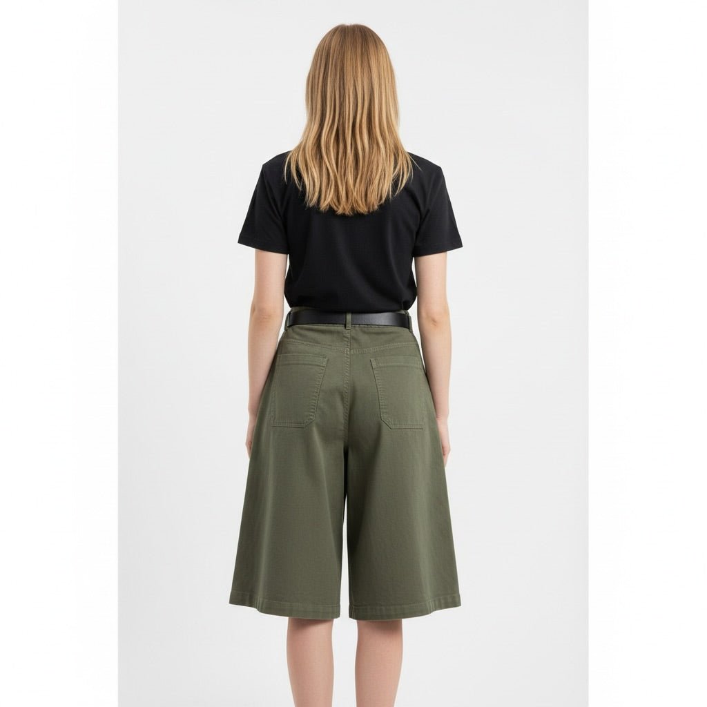 BERMUDA IN COTONE SUSY MIX - XE BLU Abbigliamento Donna