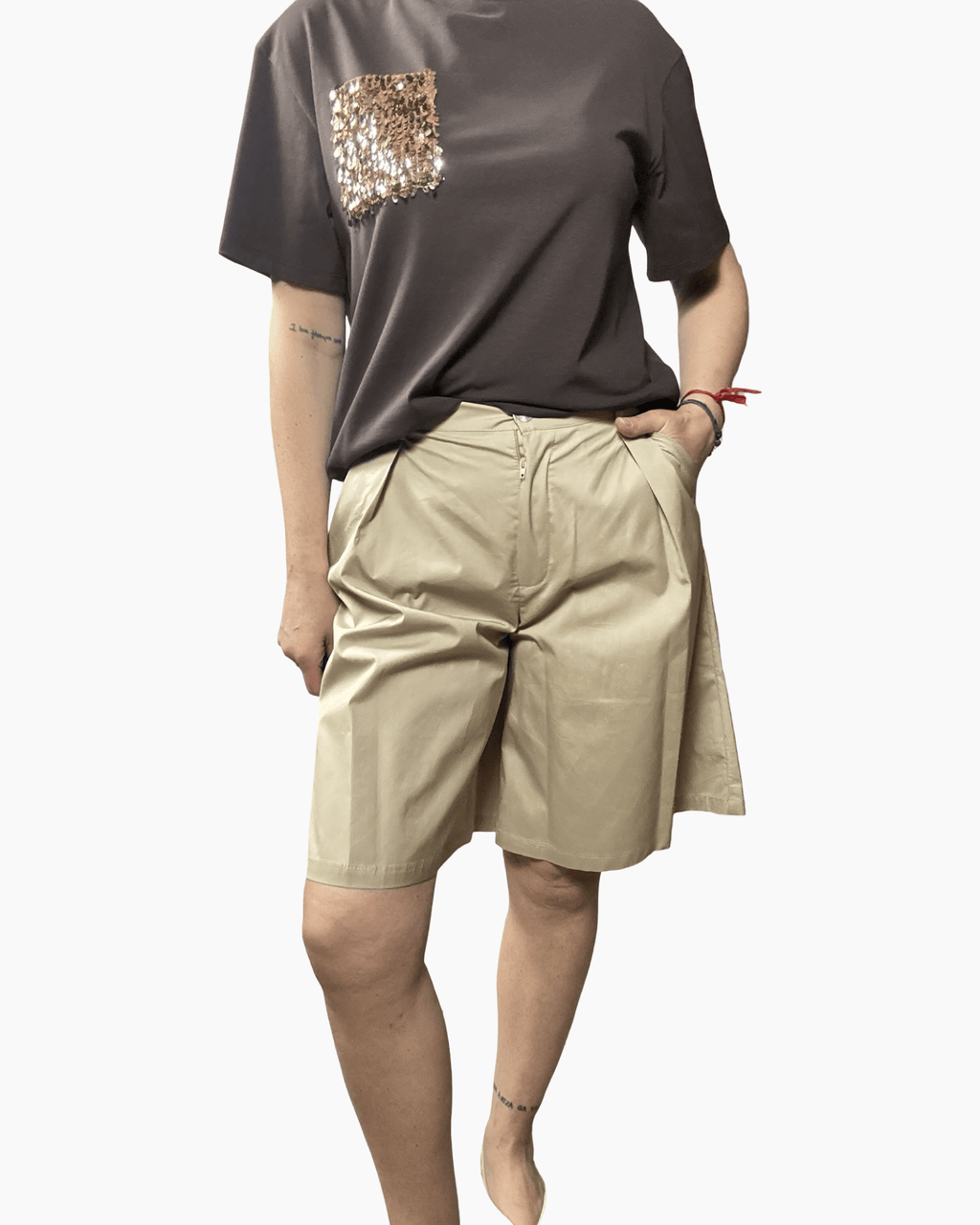 BERMUDA IN COTONE VICOLO - XE BLU ABBIGLIAMENTO