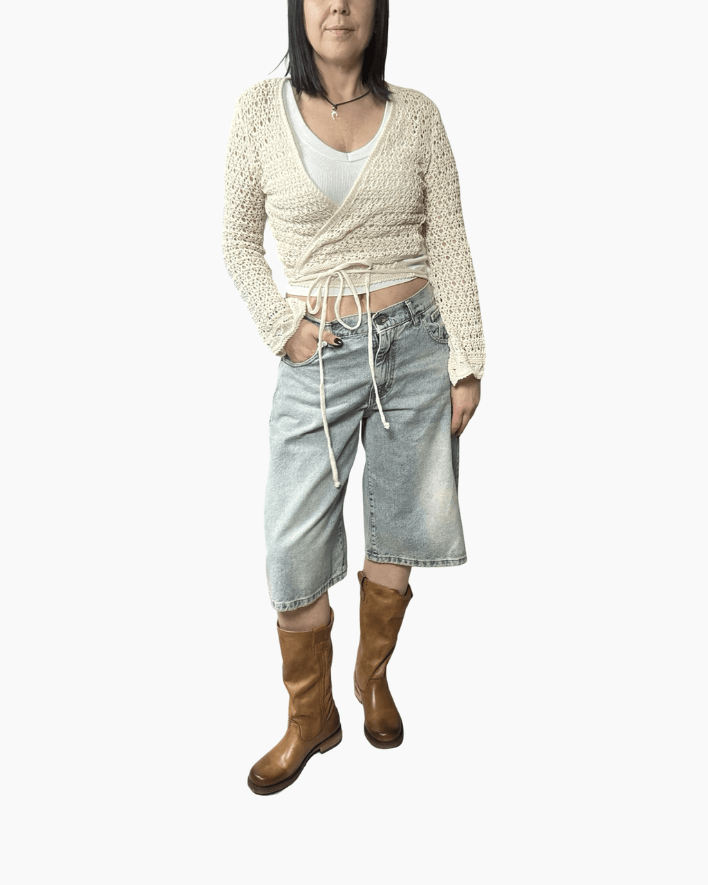 BERMUDA IN JEANS SUSY MIX - XE BLU ABBIGLIAMENTO