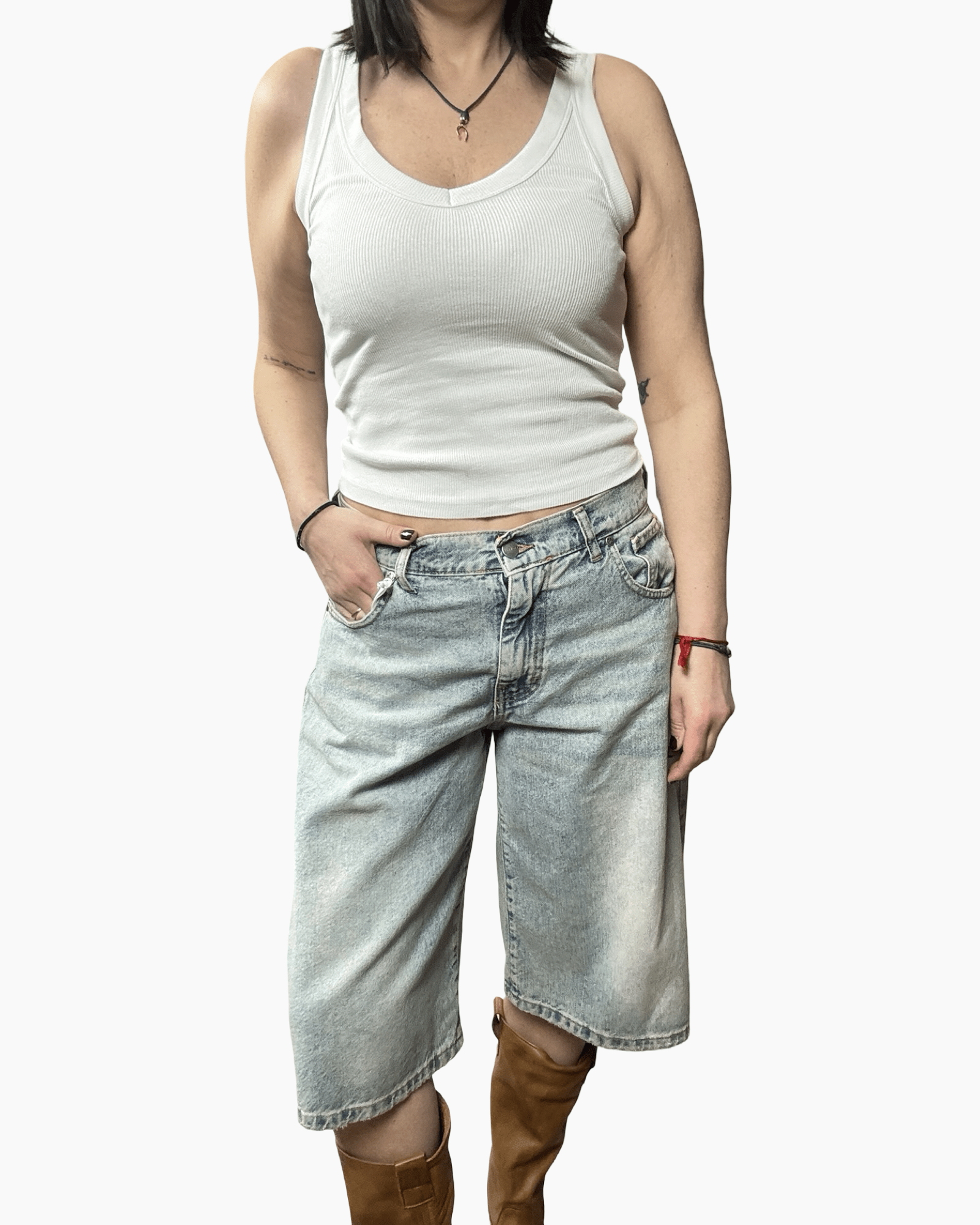 BERMUDA IN JEANS SUSY MIX - XE BLU ABBIGLIAMENTO