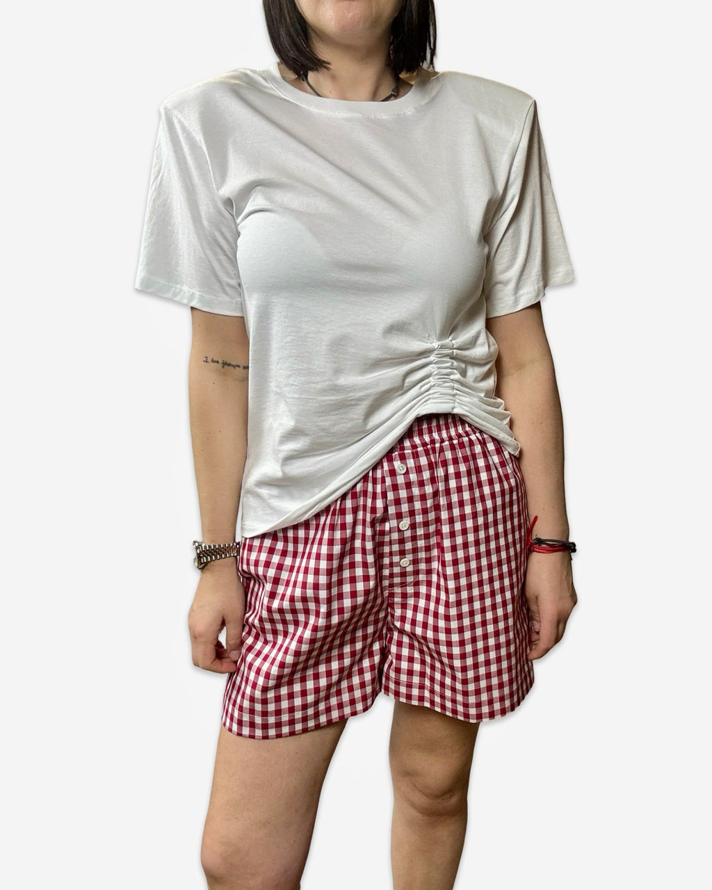 BERMUDA VICHY VICOLO - XE BLU ABBIGLIAMENTO