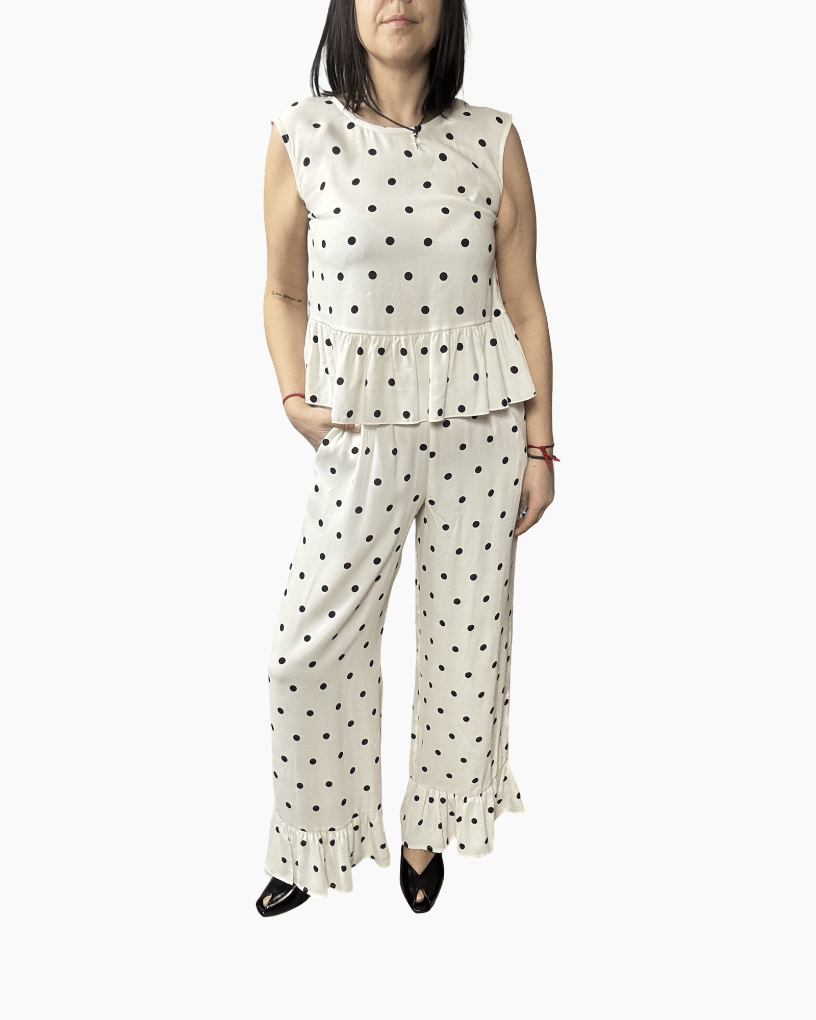 BLUSA A POIS DIXIE - XE BLU ABBIGLIAMENTO