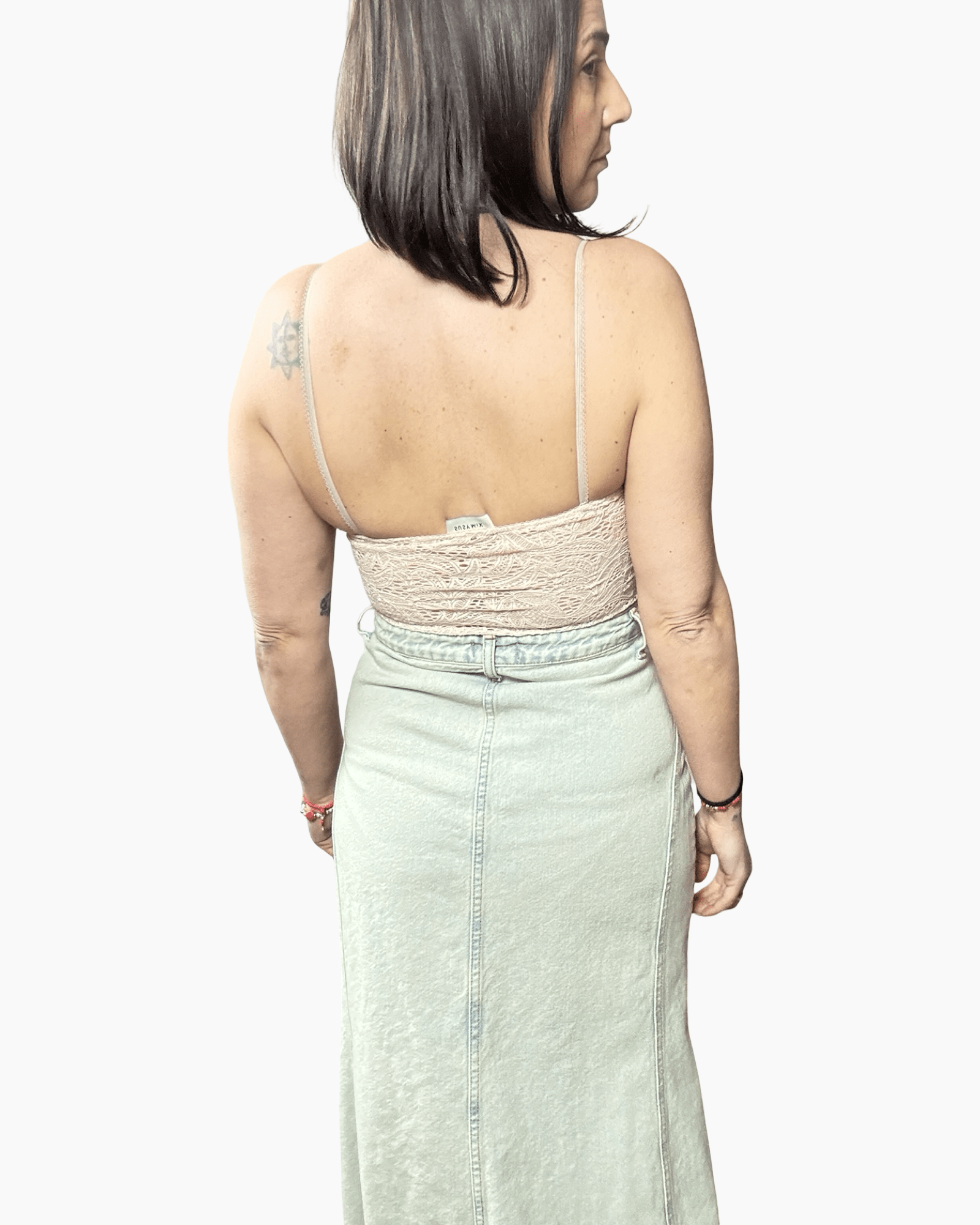 BODY IN PIZZO SUSY MIX - XE BLU ABBIGLIAMENTO