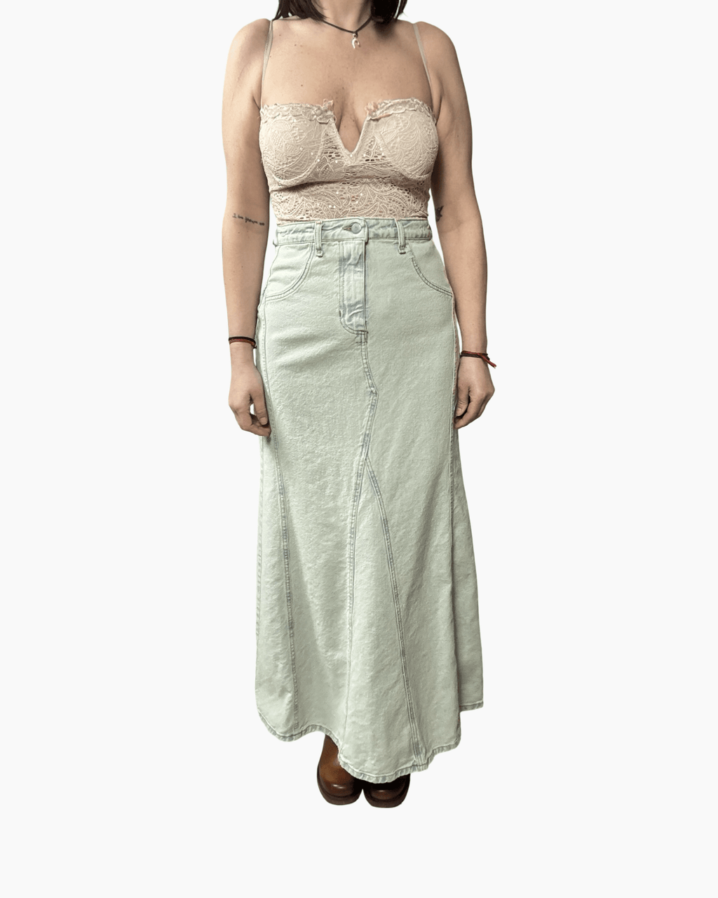 BODY IN PIZZO SUSY MIX - XE BLU ABBIGLIAMENTO