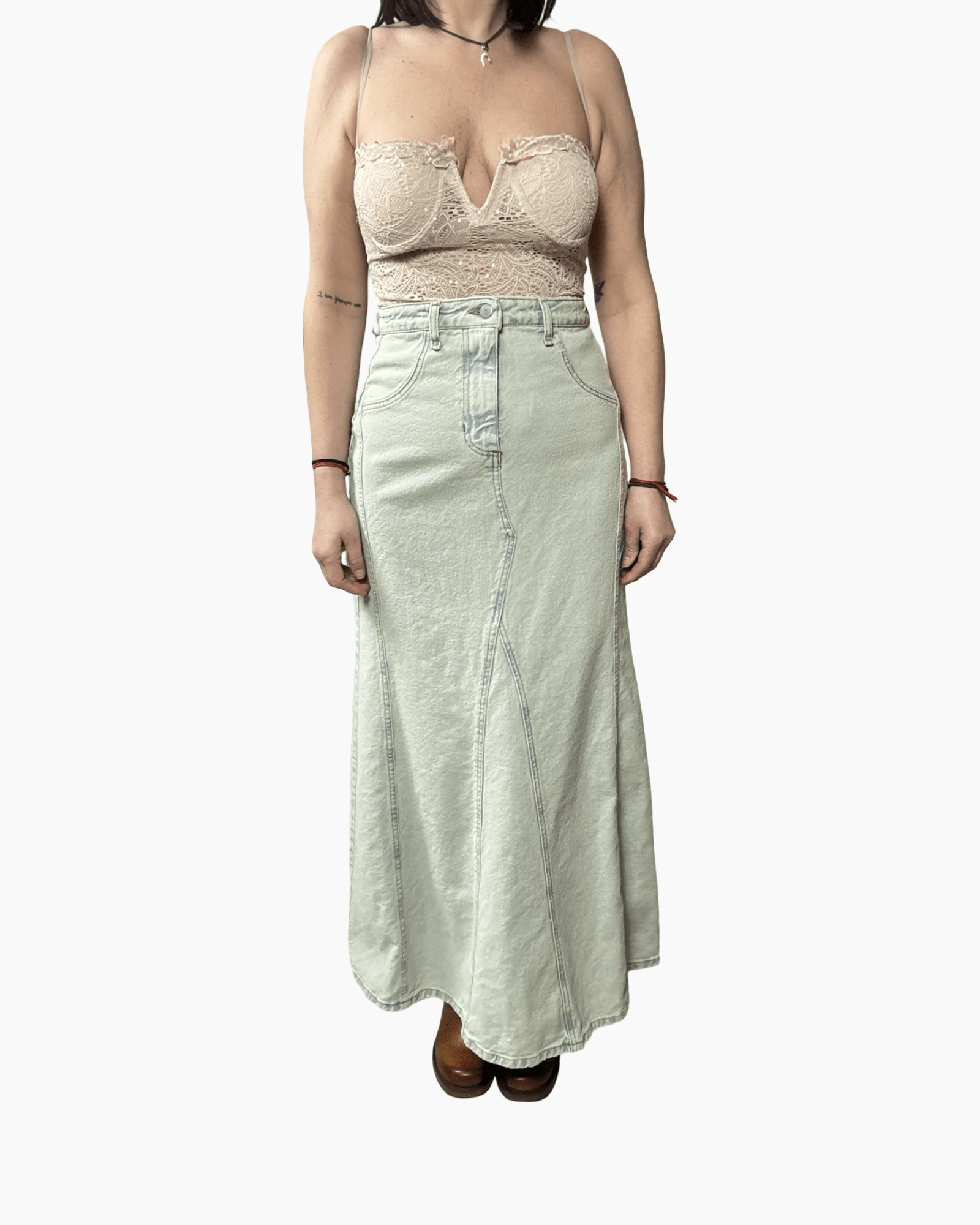 BODY IN PIZZO SUSY MIX - XE BLU ABBIGLIAMENTO