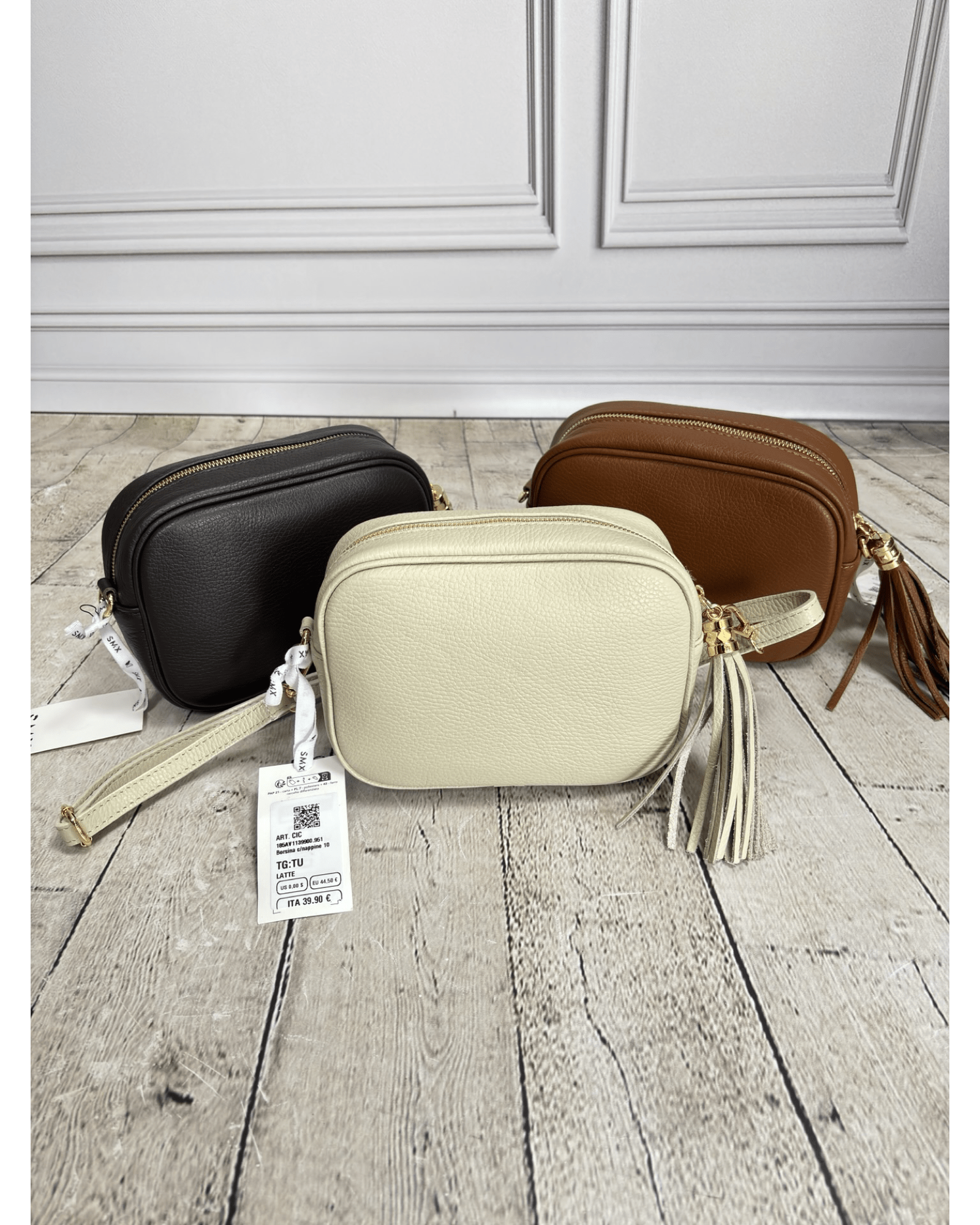 BORSA A TRACOLLA OVALE SUSY MIX - XE BLU ABBIGLIAMENTO