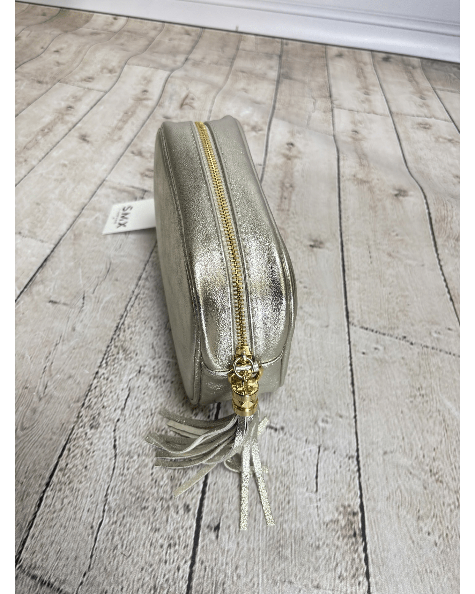 BORSA IN ECOPELLE LAMINATA SUSY MIX - XE BLU ABBIGLIAMENTO