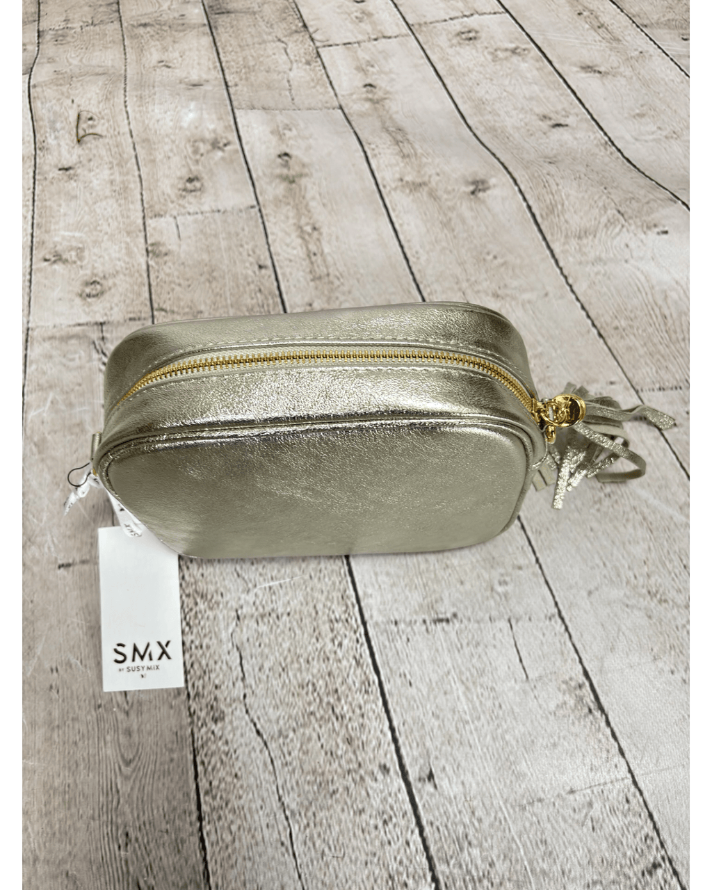 BORSA IN ECOPELLE LAMINATA SUSY MIX - XE BLU ABBIGLIAMENTO