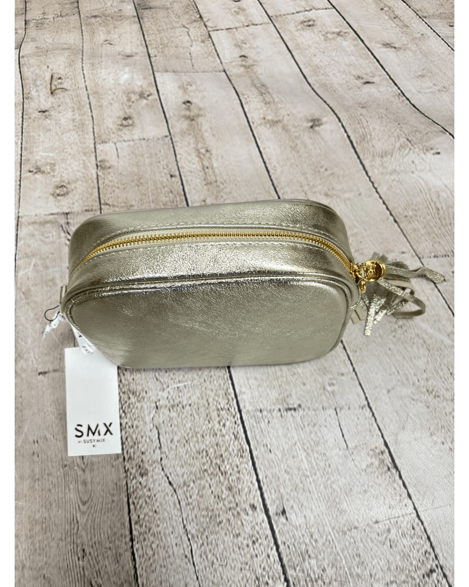 BORSA IN ECOPELLE LAMINATA SUSY MIX - XE BLU ABBIGLIAMENTO
