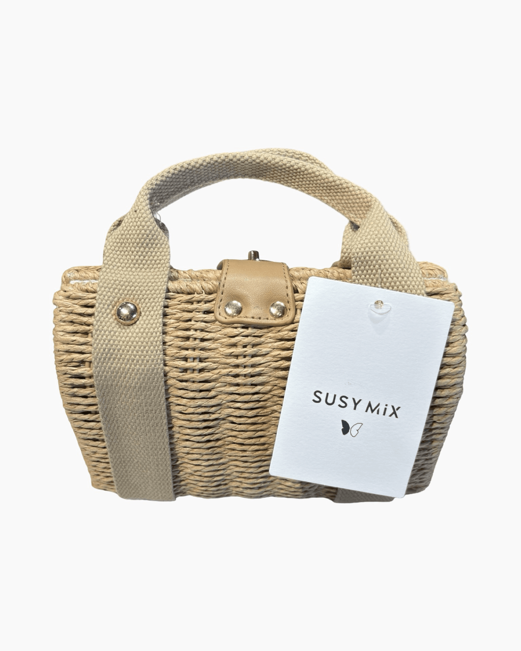 BORSA IN RAFIA SUSY MIX - XE BLU ABBIGLIAMENTO