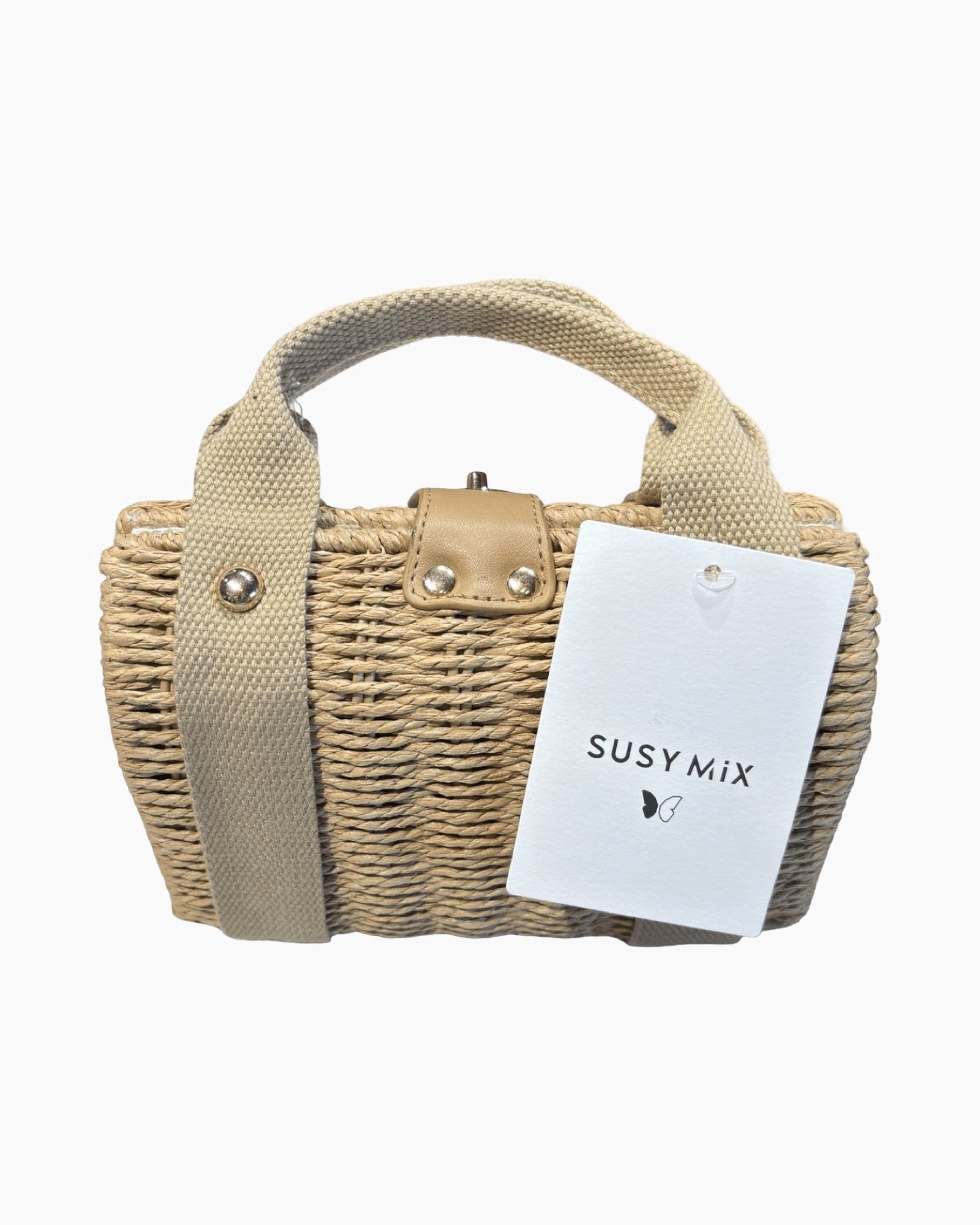 BORSA IN RAFIA SUSY MIX - XE BLU ABBIGLIAMENTO