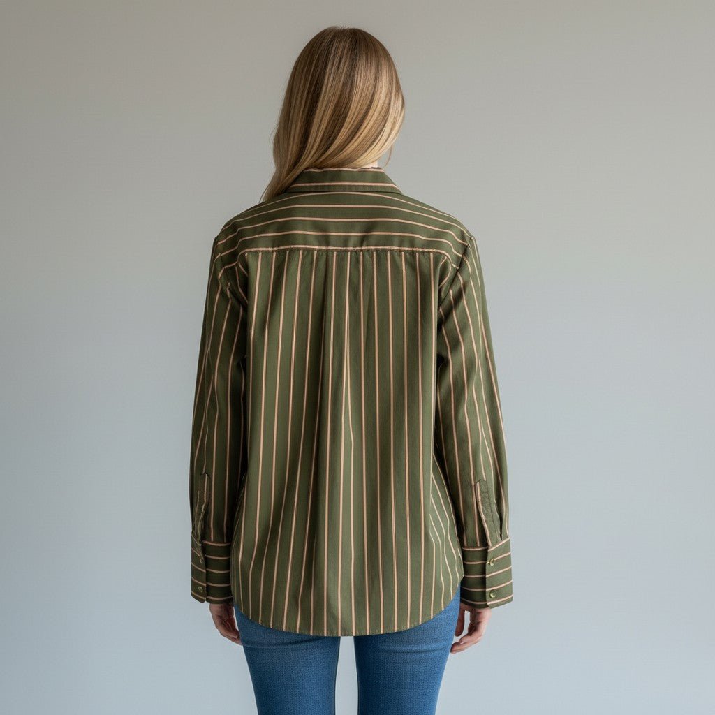 CAMICIA A ARIGHE HAVEONE - XE BLU Abbigliamento Donna