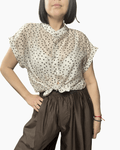 CAMICIA A POIS SUSY MIX - XE BLU ABBIGLIAMENTO