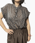 CAMICIA A POIS SUSY MIX - XE BLU ABBIGLIAMENTO