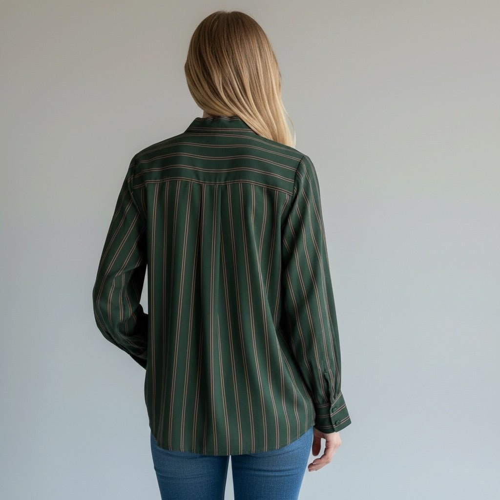 CAMICIA A RIGHE FLUIDA DIXIE - XE BLU Abbigliamento Donna