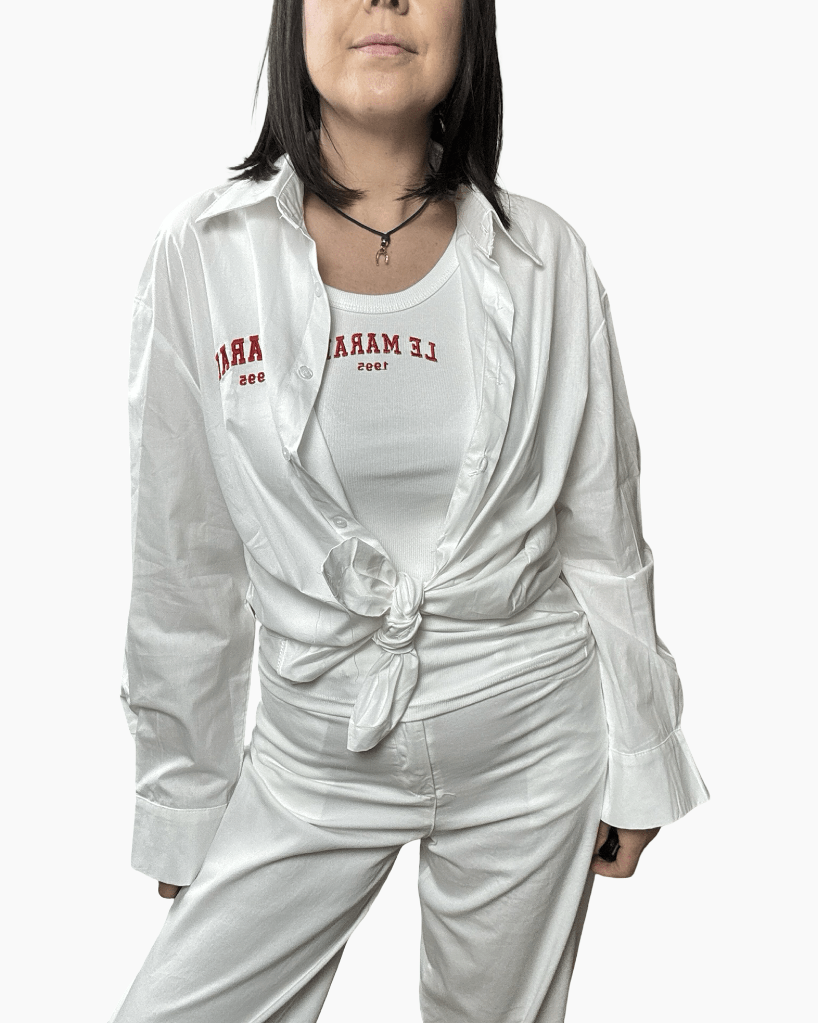 CAMICIA + CANOTTA LE MARAIS SUSY MIX - XE BLU ABBIGLIAMENTO