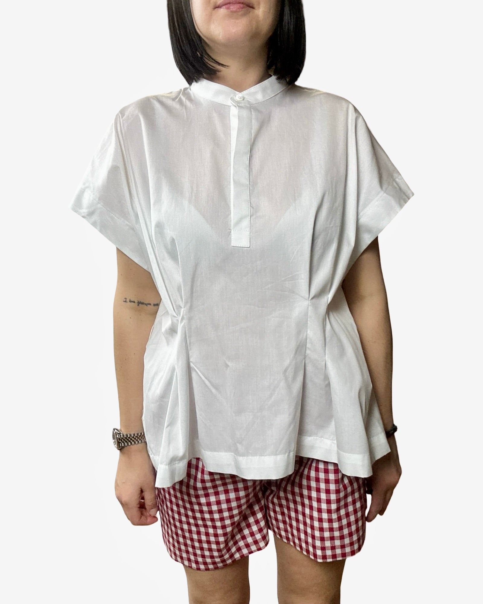 CAMICIA CON CINTUTA VICOLO - XE BLU ABBIGLIAMENTO