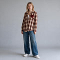 CAMICIA CON PIUMA SUSY MIX - XE BLU Abbigliamento Donna