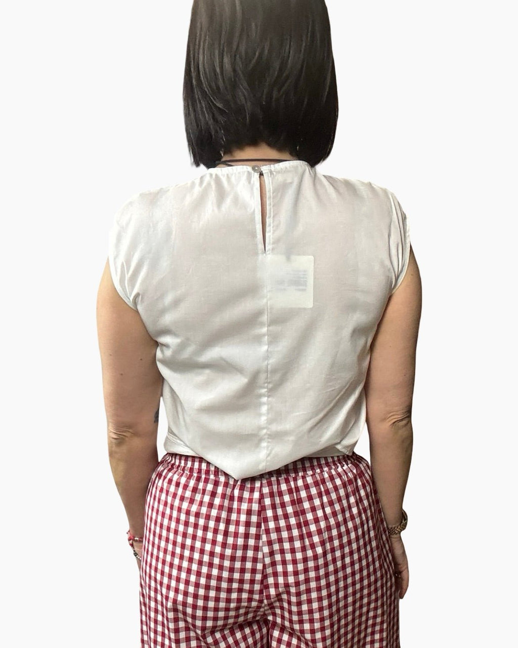 CAMICIA CROPPED ALLACCIATA VICOLO - XE BLU ABBIGLIAMENTO
