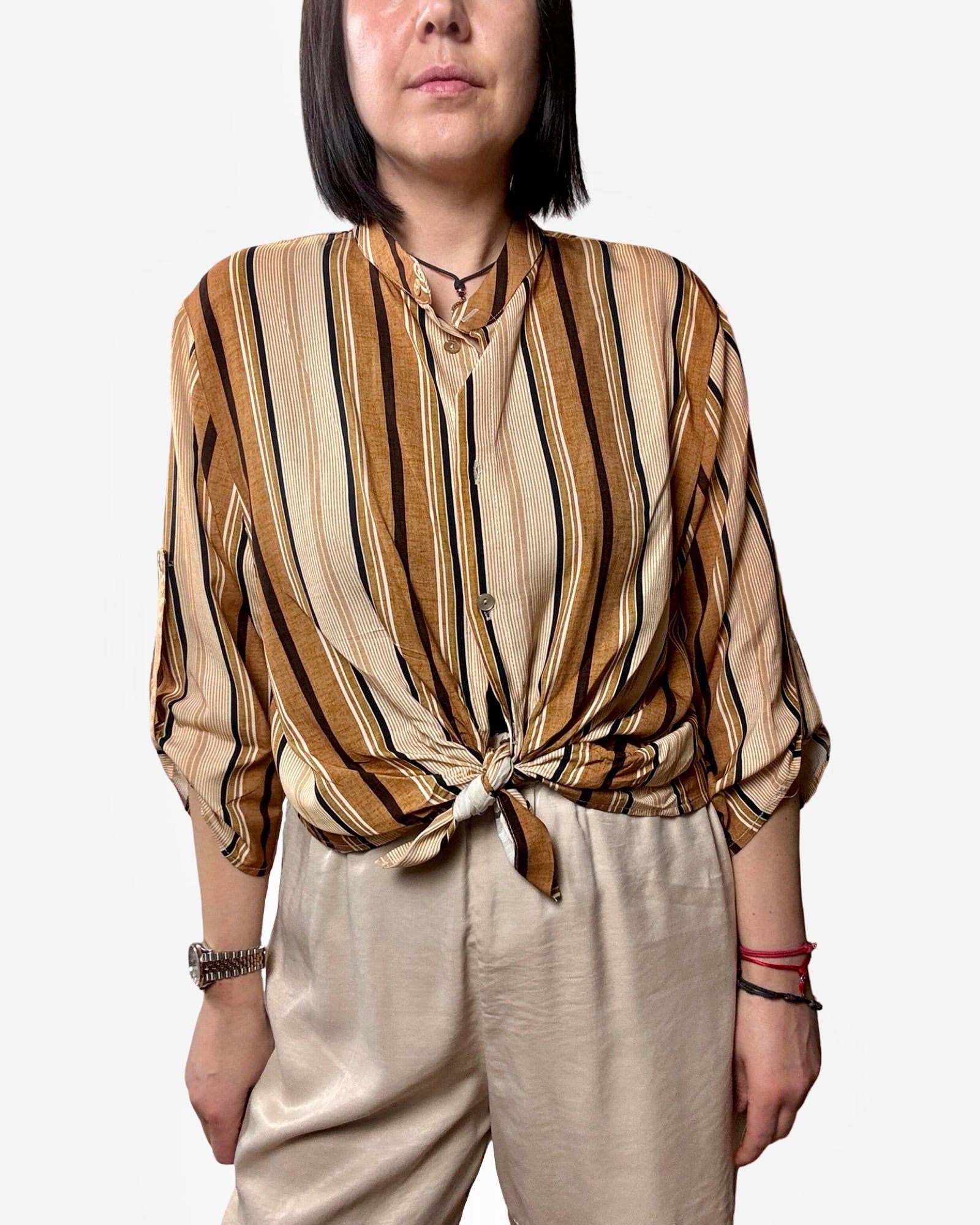 CAMICIA ETNICA HAVEONE - XE BLU ABBIGLIAMENTO