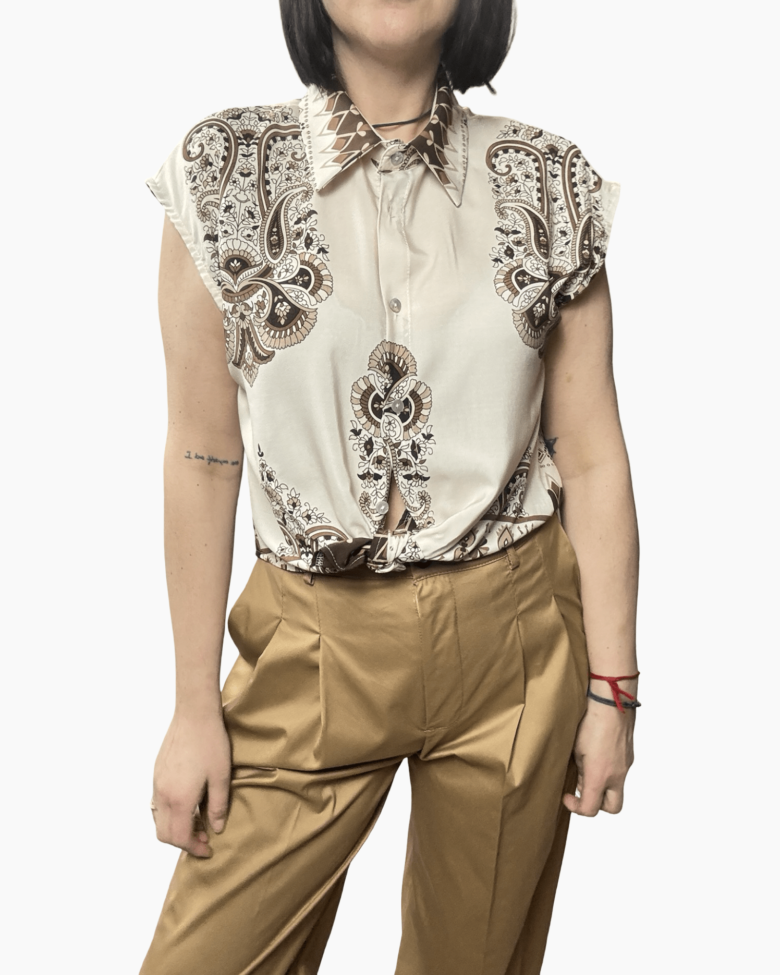 CAMICIA ETNICA SUSY MIX - XE BLU ABBIGLIAMENTO