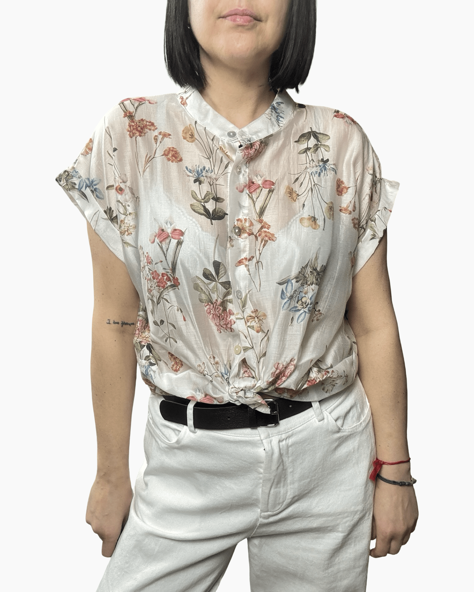 CAMICIA FLOREALE SUSY MIX - XE BLU ABBIGLIAMENTO