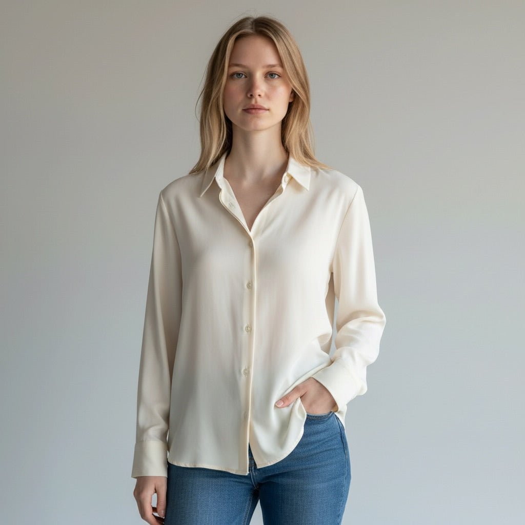 CAMICIA FLUIDA DIXIE - XE BLU Abbigliamento Donna