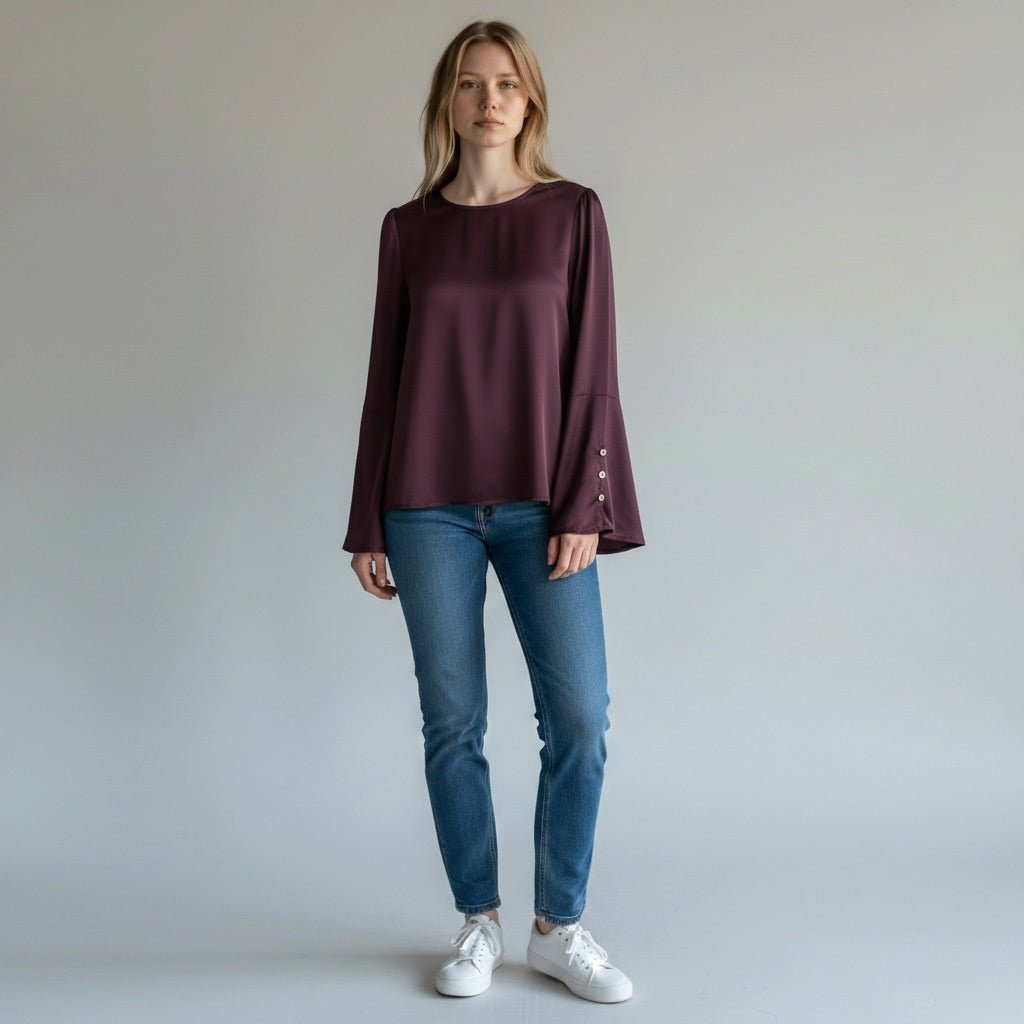 CAMICIA FLUIDA DIXIE - XE BLU Abbigliamento Donna