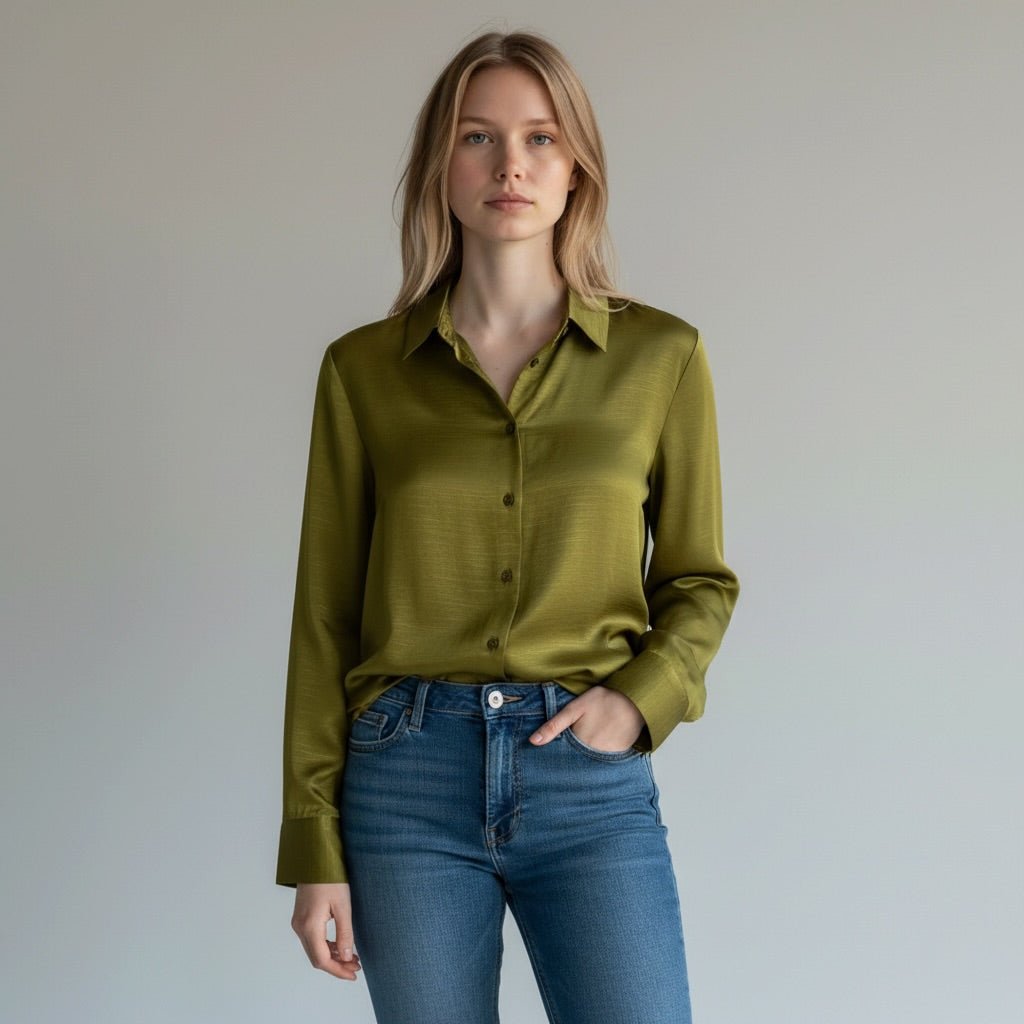 CAMICIA FLUIDA DIXIE - XE BLU Abbigliamento Donna