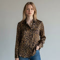 CAMICIA MACULATA SUSY MIX - XE BLU Abbigliamento Donna