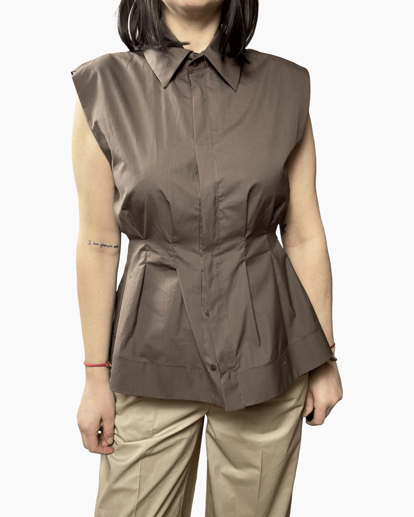 CAMICIA PEPLO VICOLO - XE BLU ABBIGLIAMENTO